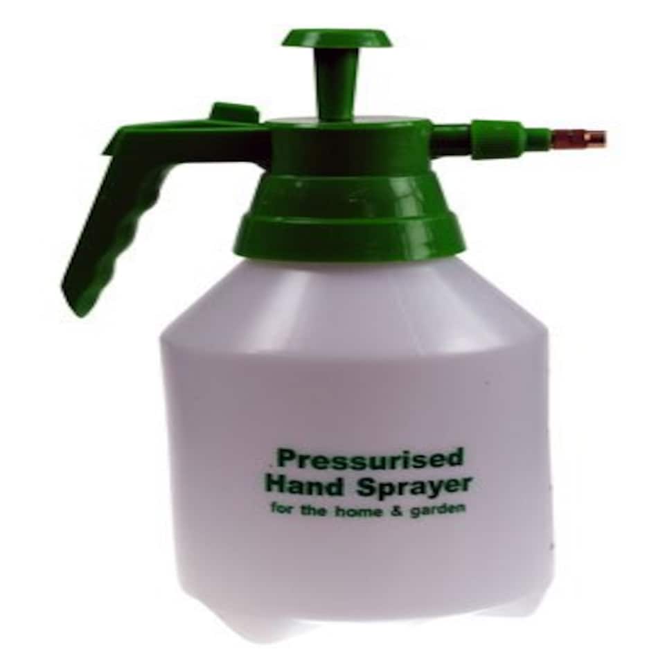 image 1 of 1.5 Litre Hand Held Pressure Sprayer Bottle | White | White