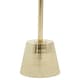 image 4 of Avola Black Marble Effect Top Gold Base Side Table Gold