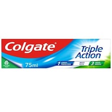 Colgate Toothpaste Triple Action 75ml (Pack of 6)