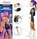 image 3 of Rubie's Official Netflix K-Pop Demon Hunters Deluxe Rumi Costume | Glitter Bolero Jacket, Top, Shorts, Belt & Boot Covers | Girls Fancy Dress | Officially Licensed Golden Child Halloween Costume | Kids Sizes