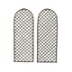 image 1 of Oypla Set of 2 Willow Trellis Fencing Panel Screen Climbing Trellises
