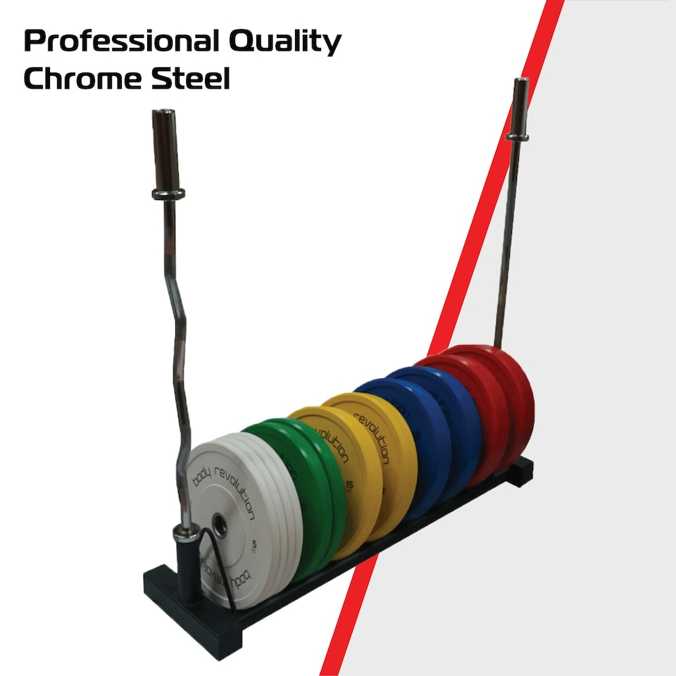 image 1 of Olympic Bumper Weight Rack Black