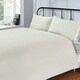 image 3 of Pure Cotton Flat Sheet 200 Thread Count Percale | Silver | King