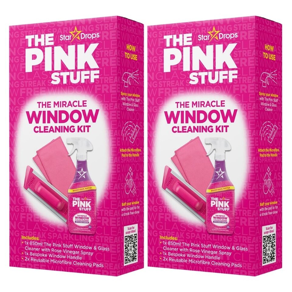 image 1 of The Pink Stuff Miracle Window Cleaning Kit