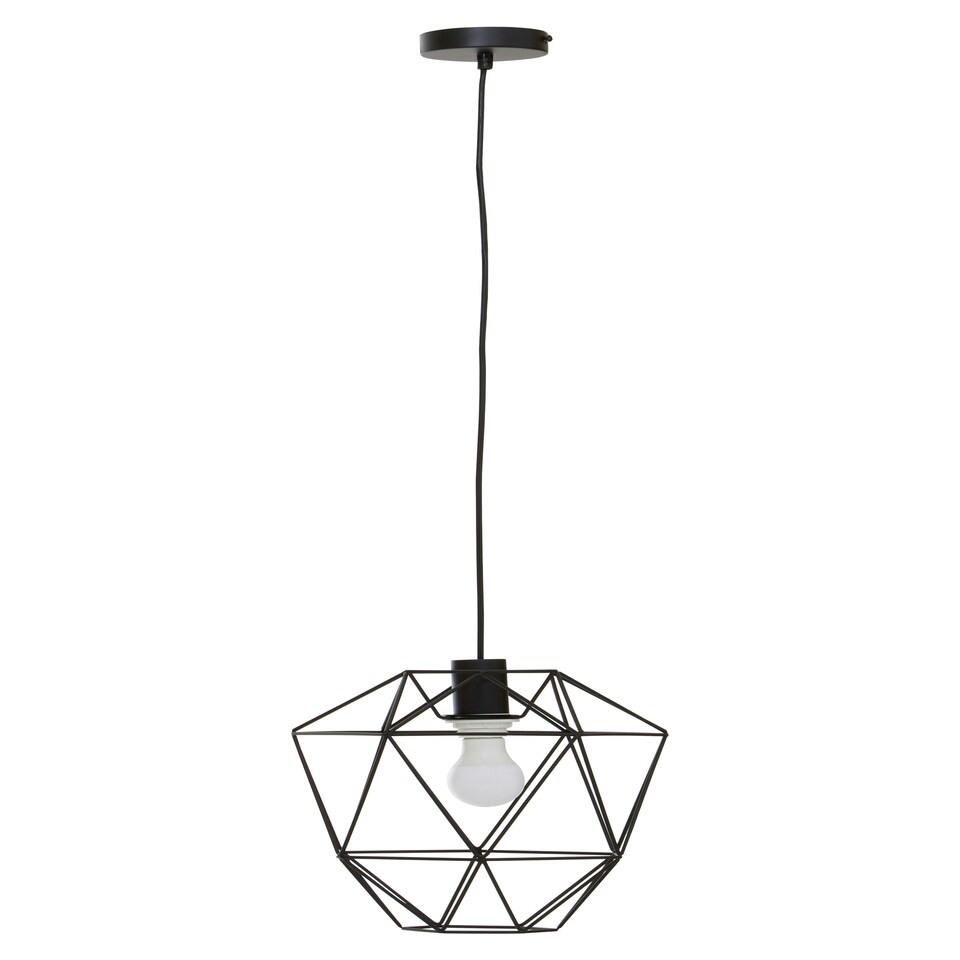 image 1 of Interiors by Premier Wyra Black Pendant Light