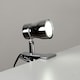 image 2 of ValueLights Clip-On Spotlight Chrome Silver Spotlight and Bulb