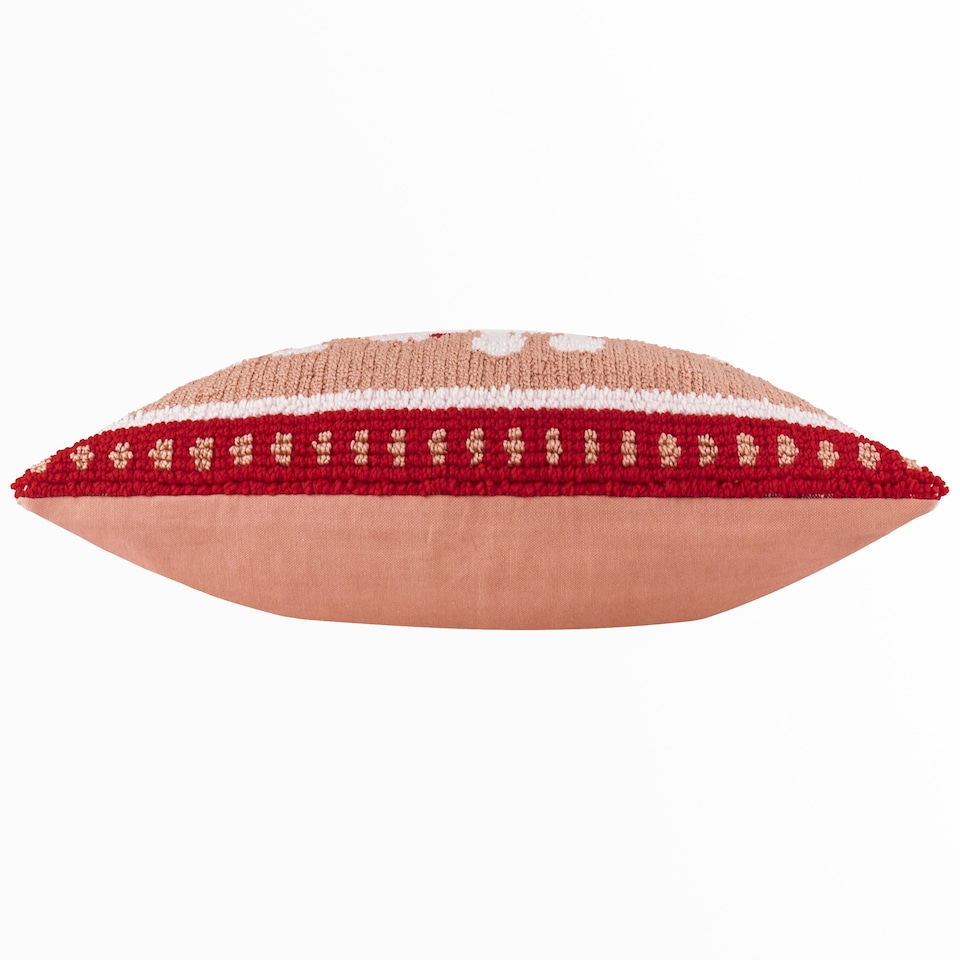 image 1 of Furn Candy Ho Ho Ho Tufted Christmas Cushion