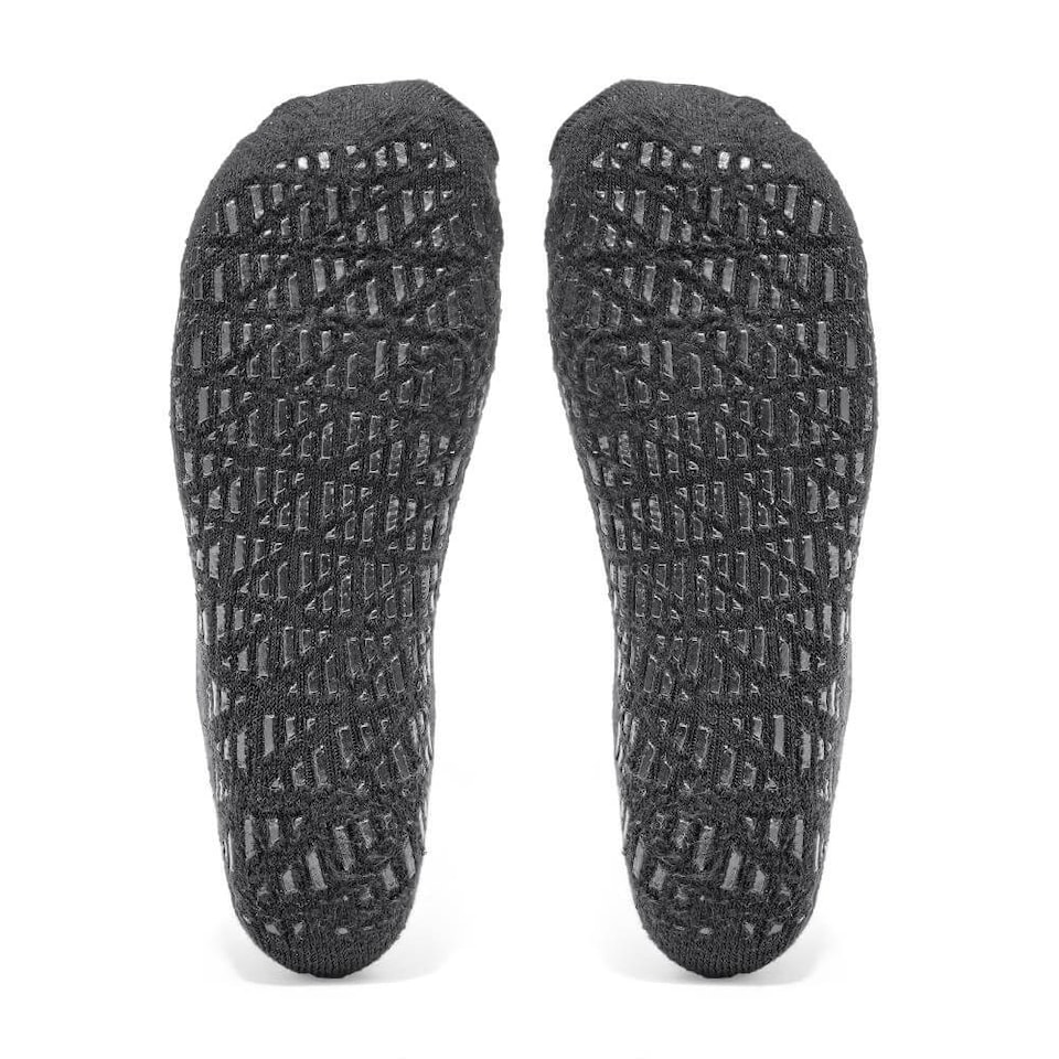 image 1 of Adidas Studio Grip Socks — Cotton-blend, Silicone-Grip Non-Slip Socks for Yoga, Pilates and Studio Workouts. | Multi | Grey | M