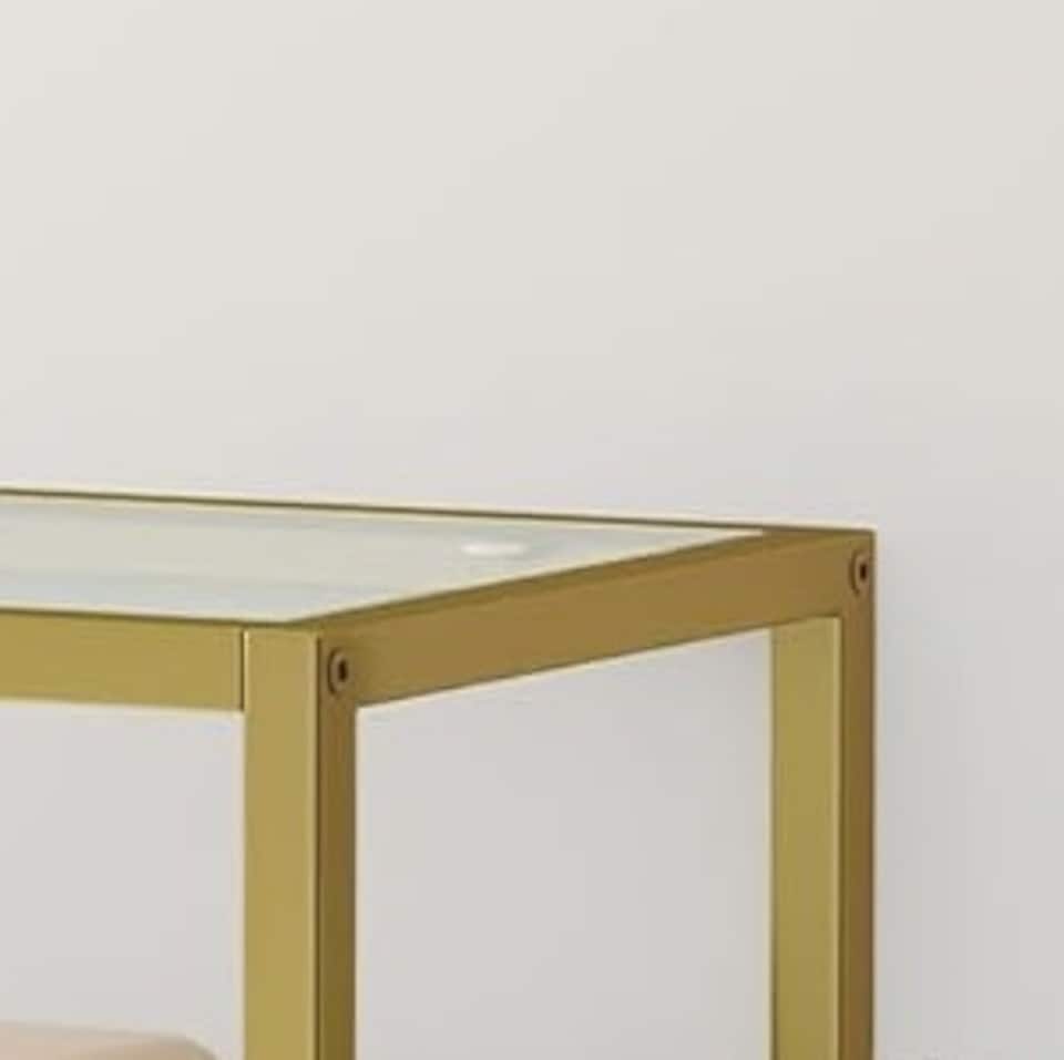 image 1 of 6-Tier Glass Bookshelf – Tall Display Bookcase & Plant Stand, Tempered Glass Shelves,