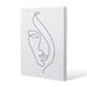 image 1 of Line Face drawing (Canvas Print) 61 x 91 x 4cm