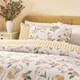 image 5 of Wylder Betsie Printed Reversible Double Duvet Cover Set Yellow | Double