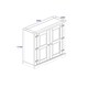 image 5 of Corona Grey, 2 Door Cupboard Unit