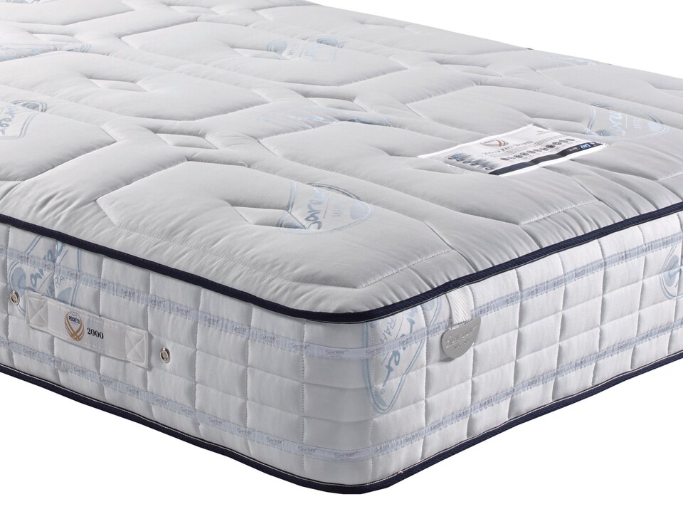 image 1 of Sareer Pocketo 2000 Pocket Sprung Reflex Mattress 6FT | White | Super King