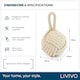 image 9 of Weighted Door Stopper Ropy Knot