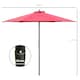 image 7 of Outsunny 2.8m Patio Umbrella Parasol Outdoor Table Umbrella 6 Ribs Wine Red