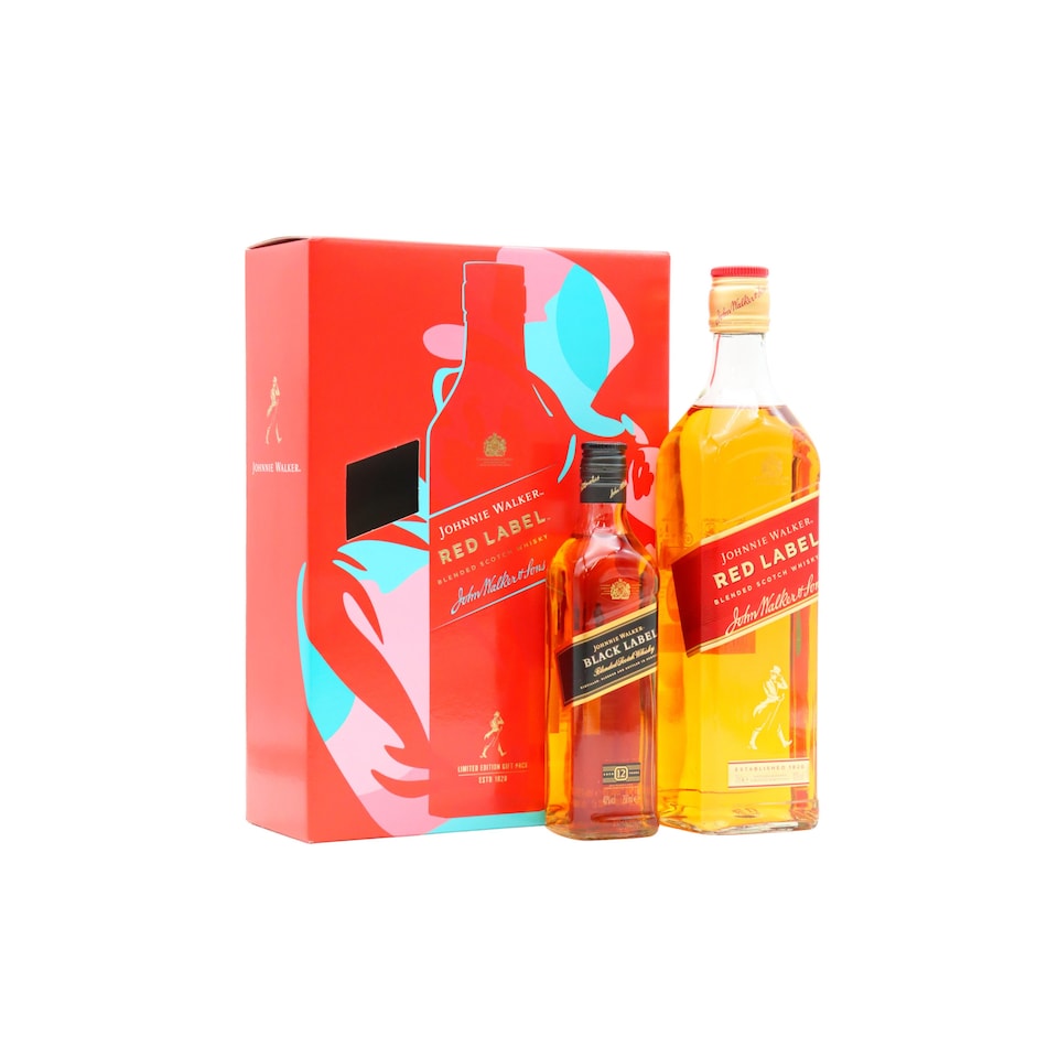 Johnnie Walker - Red & Black Label Blended Scotch Whisky Gift Pack