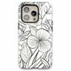 image 1 of Floral Sketch Phone Case | Black | Galaxy S22 Ultra
Slim | Galaxy S22 Ultra
Slim
