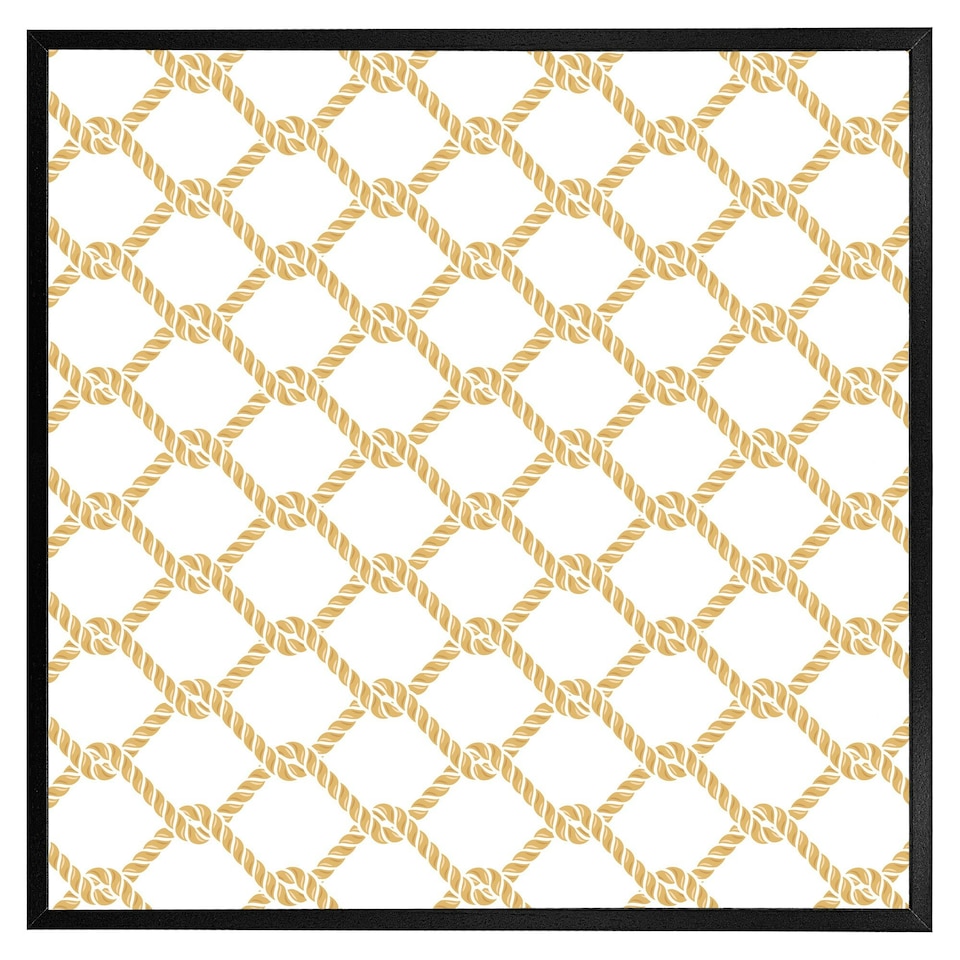 image 1 of Gold chainlink rope (Picutre Frame) Grey | S