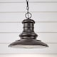 image 2 of Redding Station 1 Light Medium Outdoor Ceiling Chain Lantern Restoration Bronze, E27