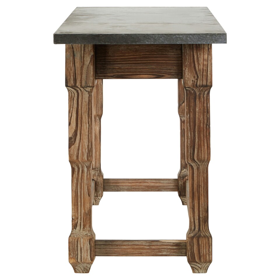 image 1 of Interiors By Premier Rustic Antique Design Console Table, Sturdy Build Hallway Table, Decorative Surface Modern Console Table Brown