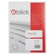 image 1 of Blick 21 Per Sheet 100 Sheets, 63.5mm x 38.2mm, Rectangular, White, 2100 Labels