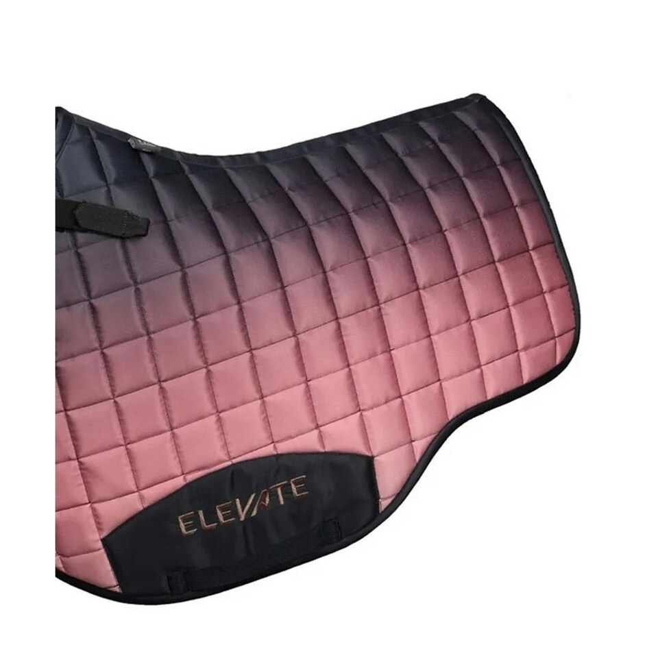 image 1 of Hy Elevate Horse Saddlepad - Navy/Rose - Cob/Full