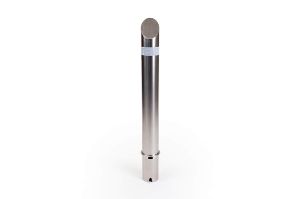 Post Game Reflection The Ramp People Sloped Removable Bollard Steel Reflective Security Post ...