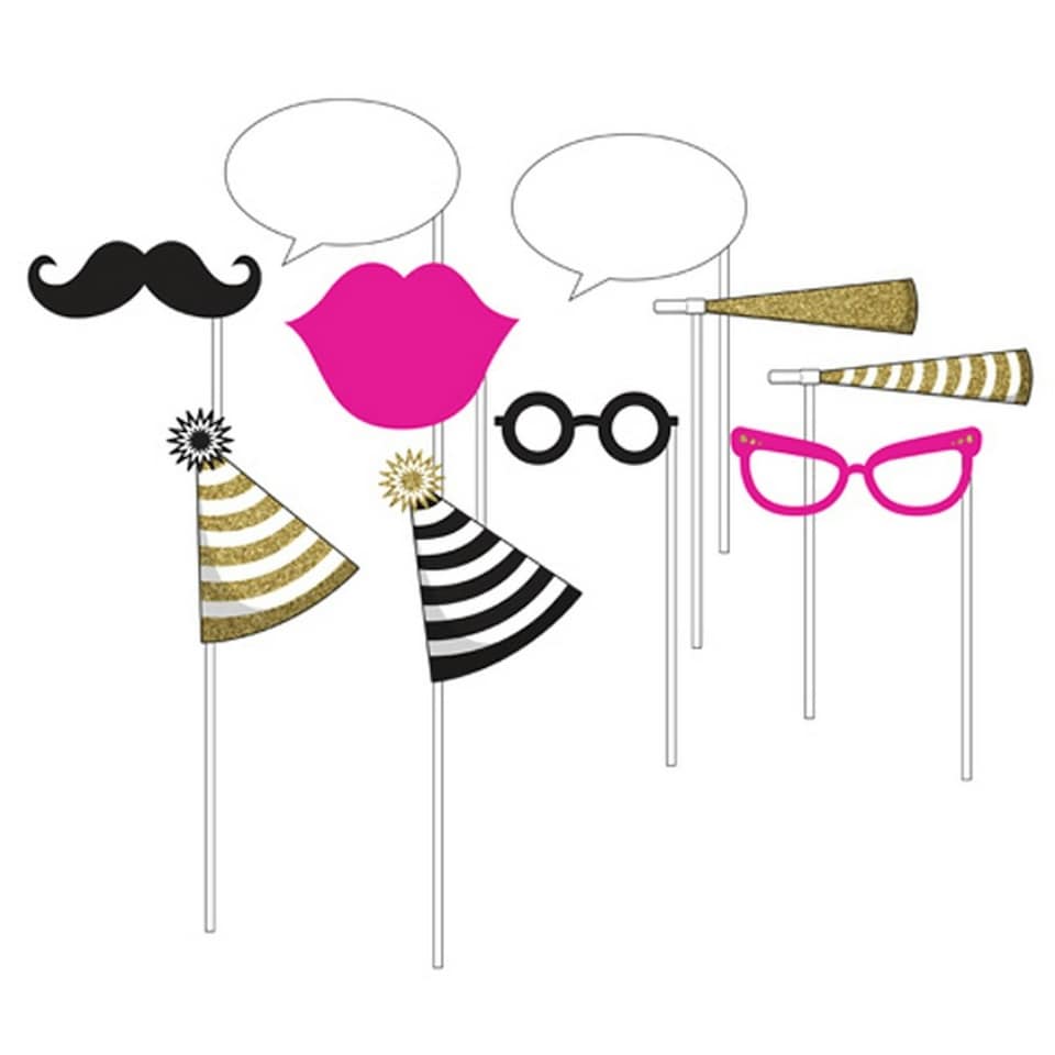 Creative Converting Photo Booth Props Kit - Multicoloured - One Size