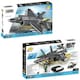 image 2 of F-35B STOVL Lightning II brick plane model - COBI 5895 - 580 bricks