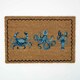 image 1 of Homescapes Blue Sea Animal Non-Slip Coir Doormat