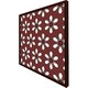 image 1 of Modern decorative floral pattern (Picutre Frame) Brown | XL