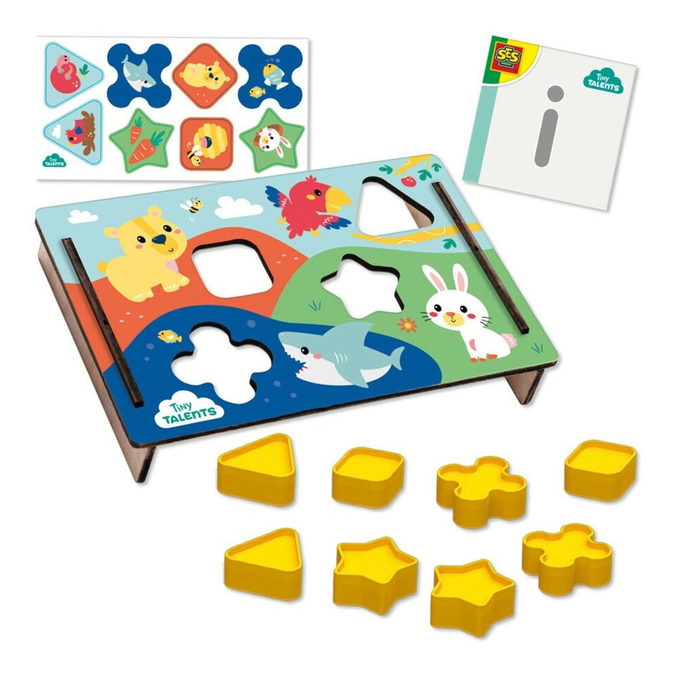image 1 of SES CREATIVE Tiny Talents Shape Sorter Puzzle