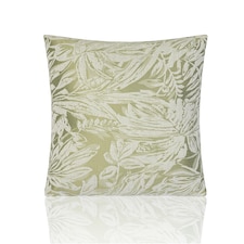 Botanic Floral Soft Chenille 45cm x 45cm Green Cushion Set of 4 | Green | White | 45cm x 45cm x 10cm | 4