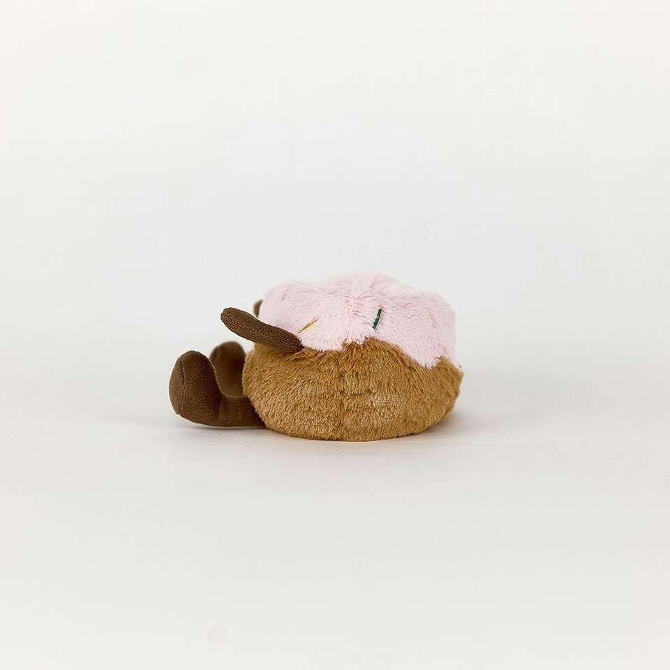 image 1 of Warmies Donut Plush Mini Size, Fully Microwavable and Weighted Cuddly Toy for Anxiety, Chill in The Freezer or Heat in Microwave, Soft Toy Heat Pad