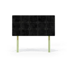 Pearl Black Naples Velvet Headboard Small Double | Multi