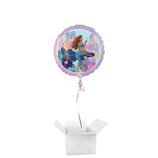Disney The Little Mermaid Live Action Round Foil Helium Balloon - Inflated Balloon in a Box | Multi
