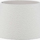 image 4 of White Boucle Tapered Lampshade | White | White | 1