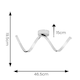 image 3 of ValueLights Infinity Chrome Single Twist Integrated LED Ceiling Light