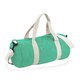 image 1 of Bagbase Plain Varsity Barrel / Duffle Bag (20 Litres) - Mint Green/Off White - One Size