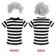 image 5 of Grandma Burglar Costume - Short Sleeve Top, Walking Stick & Accessories Black | 3XL