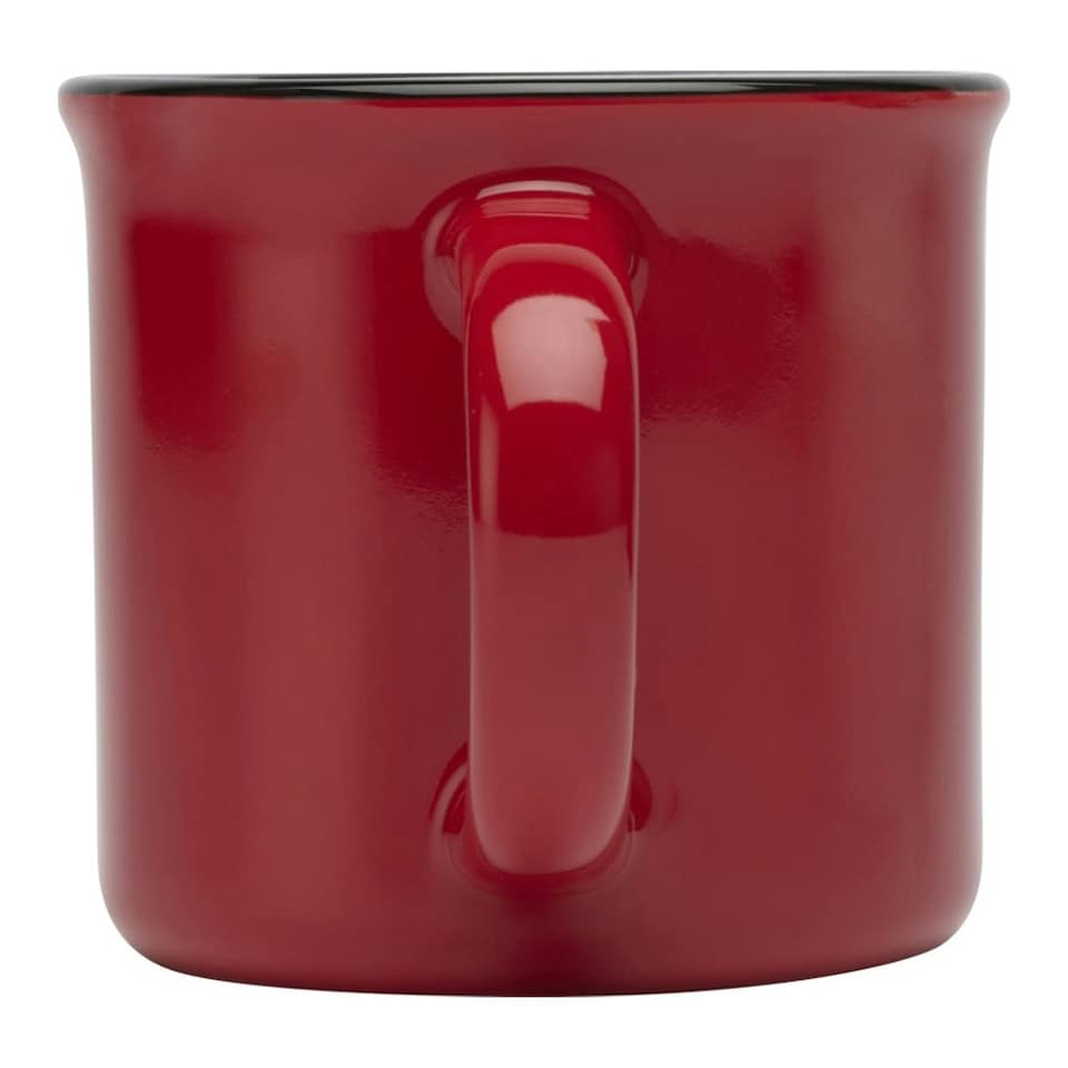 image 1 of Bari Ceramic 240ml Mug - Red - One Size