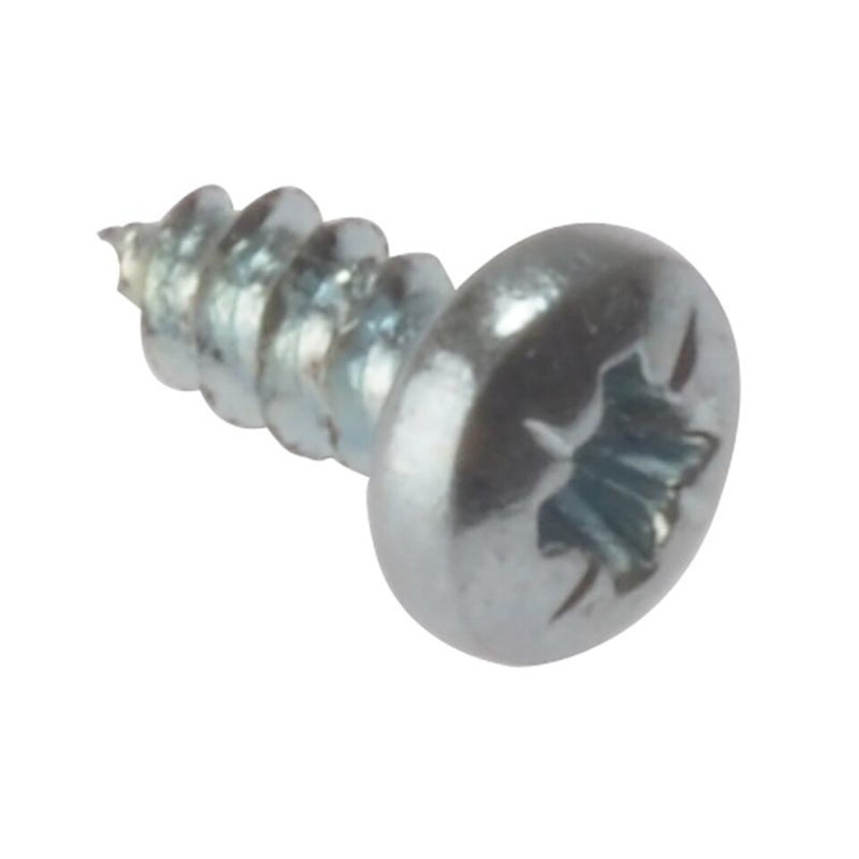 Forgefix Self-tapping Screws, Pozi, Pan Head, Zp - Multi Colour - 5/8 x 6