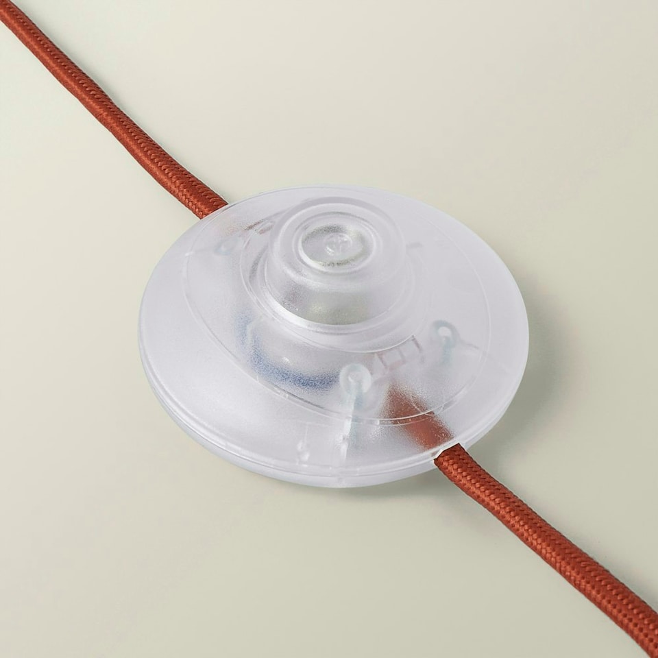 image 1 of ValueLights Akira Burnt Orange Pleated Shade Freestanding Floor Lamp with LED Bulb