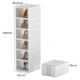 image 8 of Levede Shoe Box Foldable Home Shoe Shelf Ventilated Storage Organizer 6 Pcs