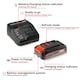 image 2 of Einhell 2.5Ah Battery And Charger 18V For All Power X-Change