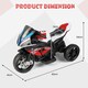 image 2 of COSTWAY 12V Kids Licensed BMW Battery Powered Electric Red