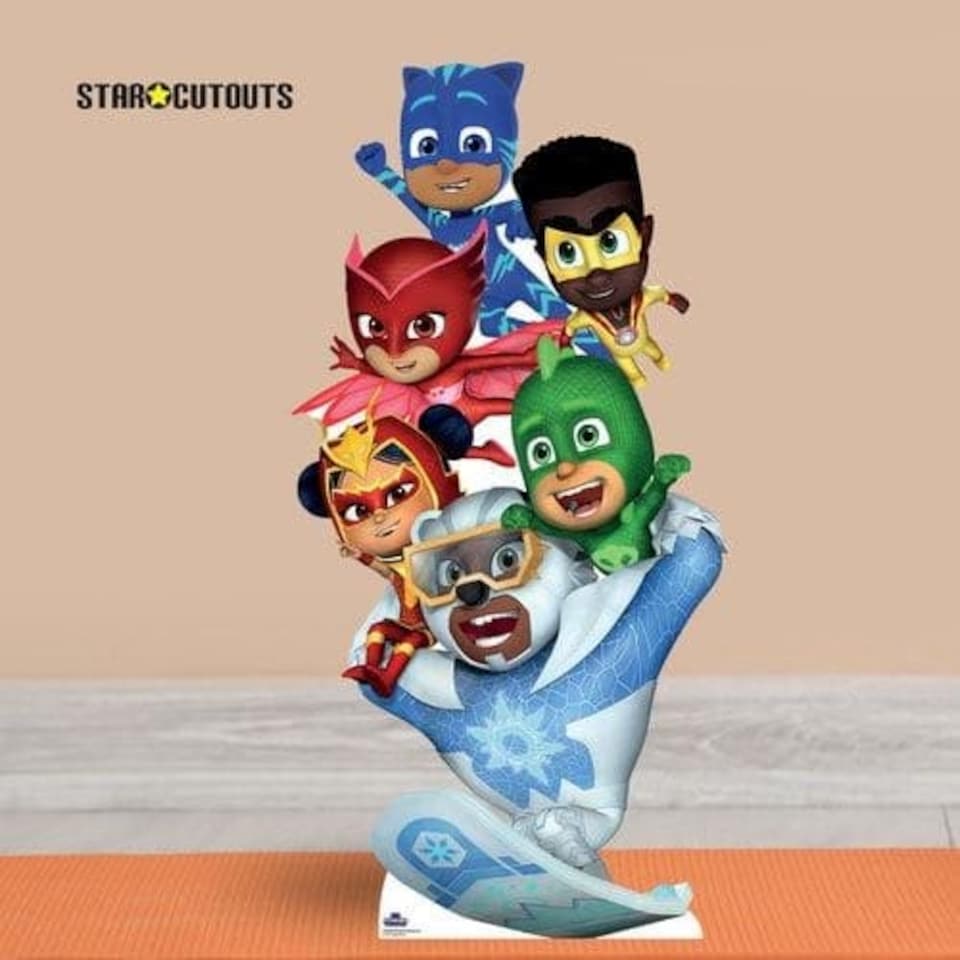image 1 of PJ Masks Group Shot Lifesize Cardboard Cutout 175cm