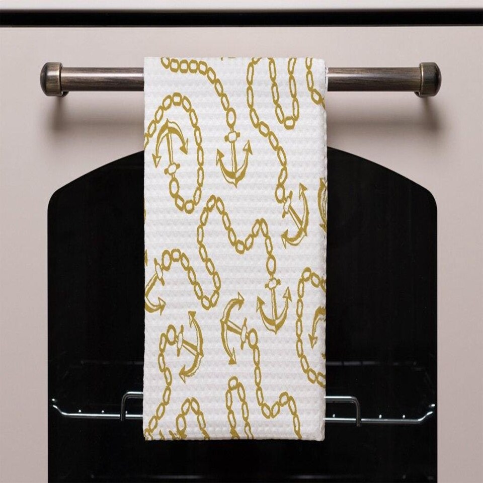 image 1 of Anchor & Chains (Kitchen Towel)