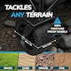 image 3 of 220L Foldable Utility Trolley Garden Home Camping Festivals No Assembly 220kg Load