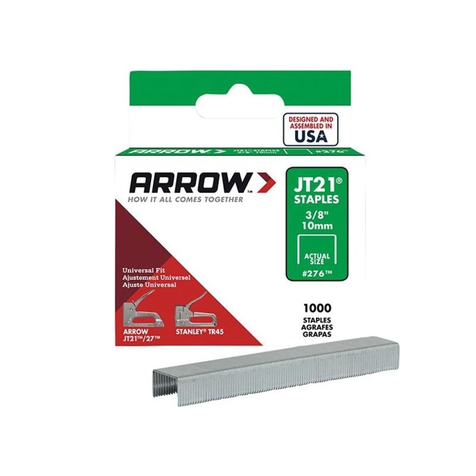 Arrow Jt21 Staples - Multi Colour - 10mm
